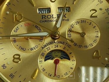 швейцарские часы омега: Классикалык сааттар саат, Rolex, Латунь, Финляндия, Суу өткөрбөөчү, Эркектердики, Жаңы — 5