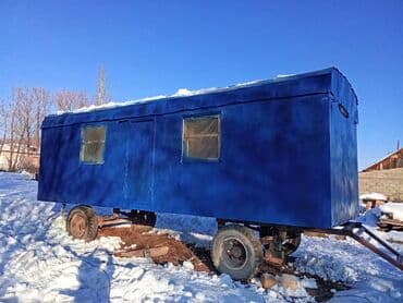 Передвижной бытовой вагончик на колесном шасси - Конструкция