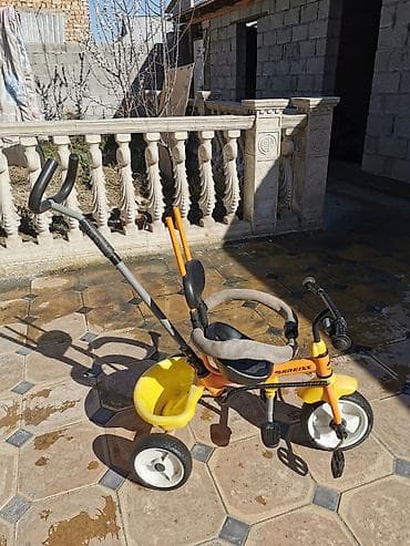 forward apache: Детский трёхколёсный велосипед с родительской ручкой. Особенности: - — 4