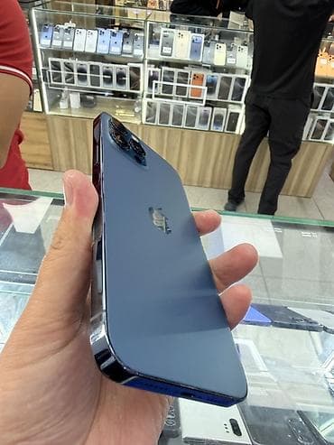 iphone 16 pro max bishkek: IPhone 12 Pro Max, Б/у, 256 ГБ, Blue Titanium, Кабель, 100 % — 6