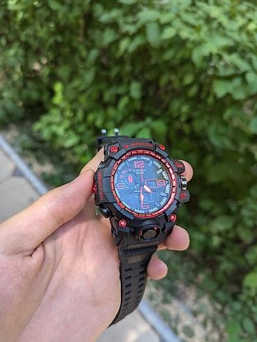 Очки: Спортивные часы часы, Casio (G-Shock), Таймер и секундомер, Водонепроницаемые, Мужские, Новый — 1