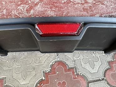 насадка для глушителя: Юбка заднего бампера цвет - Черный — 4