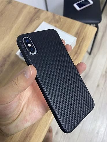 обмен на айфон 11 про: IPhone X, Б/у, 64 ГБ, Серебристый, Чехол, Коробка, 76 % — 9