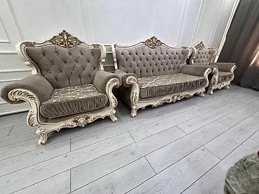 2жаш кунан: Комплект мягкой мебели, цвет - Серый — 2