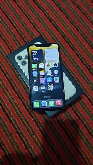 i phon: IPhone 11 Pro, Б/у, 512 ГБ, Desert Titanium, Коробка, 79 % — 4