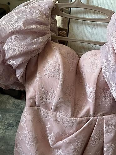 платье рапунцель: Вечернее платье, Коктейльное, Короткая модель, С рукавами, Корсет, S — 2