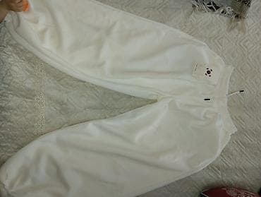 штаны джогеры: Штаны, С манжетами, Корея, Флис — 1