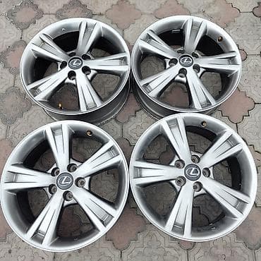 Транспорт: Литые Диски R 18 Lexus, Комплект, отверстий - 5, Б/у — 10