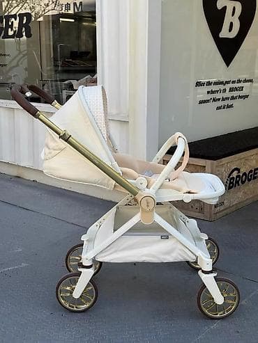 easy walker: Детская коляска 3-в-1 (люлька + прогулочный блок + автолюлька) - — 2