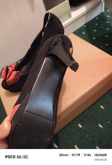 pull and beer: Туфли, 37, Б/у, цвет - Черный — 3