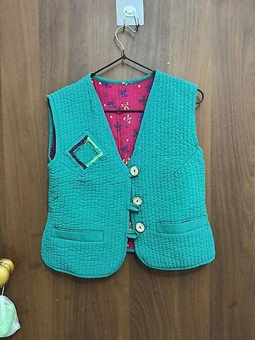 кофта шым женский: Утепленный, Тканевый, Осень-весна, Короткая модель, Стеганый — 1