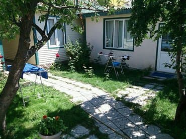 дачный дом бишкек: Коттедж, Дом отдыха «Берёзка» Чолпон-Ата, Детская площадка, Охраняемая территория, Сауна — 12