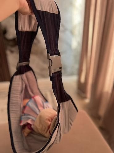 кросс боди: Очень удобный и легкий Слинг-переноска через плечо для малыша - Тип — 5