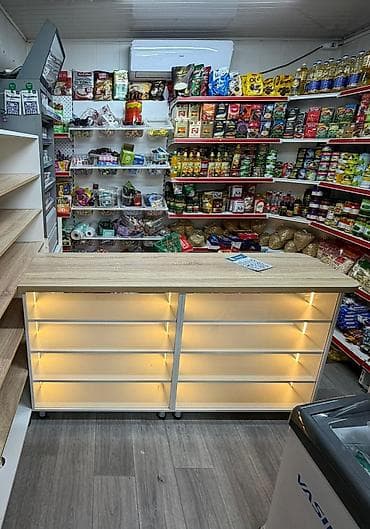 Эмерек кызматтары: Витрины витрина магазин Прилавок/остров для магазина с подсветкой — 4