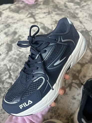 original nike: Кроссовки FILA, темно‑синие. Новые Оригинал — 1