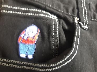 детская барсетка: Джинсы и брюки, цвет - Черный, Новый — 4