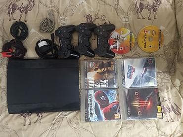 мортал: Продается ps 3, супер Слим, внутри 28 игры плюс 5 дисков, состоянии — 1