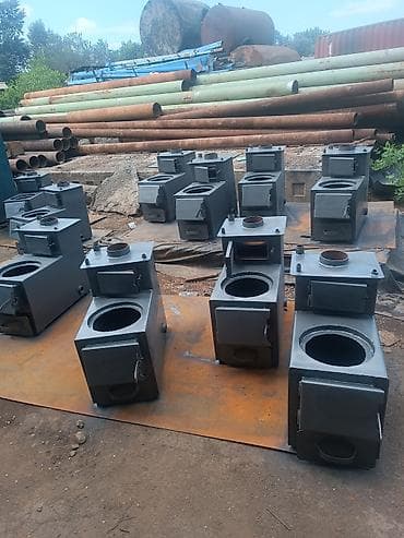 печька: Твердотопливный котёл Тип управления: Механический — 9