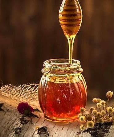 Натуральный мёд с насыщенным янтарно-золотистым оттенком и густой — 1