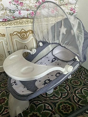 раковина с тумбой цена: Люлька, Б/у, Качалка, цвет - Серый, Бесплатная доставка — 3