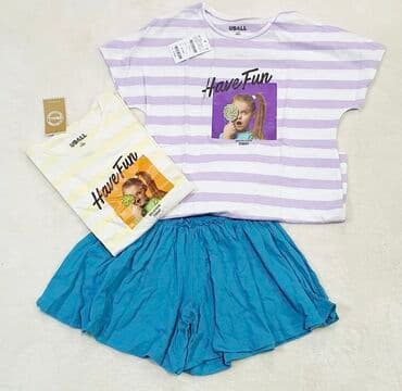 Киреге берилүүчү кийимдер: Брендовые корейские футболки, ветровки, джинсы, пижамы, носочки, есть — 4