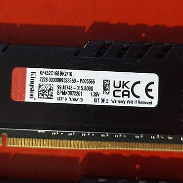 ddr4 ecc: Оперативная память (RAM) для ПК, Б/у, Kingston, 8 ГБ, DDR4, 3200 МГц — 2