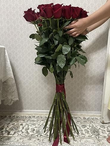 метровые розы: Метровые голландские розы 31шт. 3300 сом Можете забрать самовывозом — 1