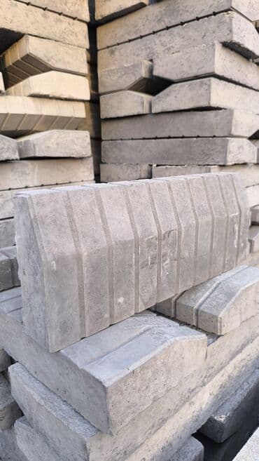 брусчатка бишкек дом брусчатки'' тротуарная плитка бордюры бишкек: Дорожный бордюр, Прессованный, Бетонный, Новый — 6