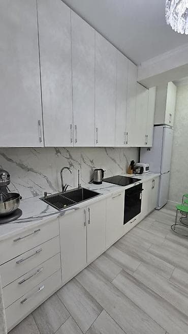 2 комнаты, 64 м², Асанбай мкр Элитка, 6 этаж, Евроремонт — 3