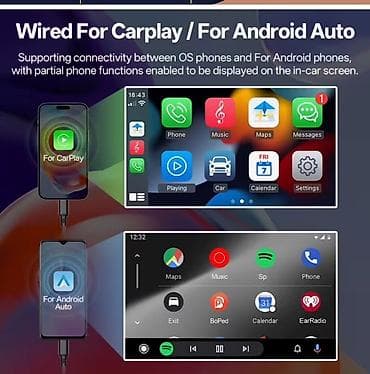 Андроид магнитола с Car play, блютюз, задняя камера, Китай, цена 3200