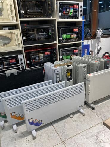 Обогреватели конвекторные, маслянные, ветродуй, тепловая завеса