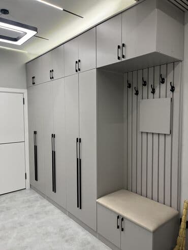 Канцтовары: Шкаф для одежды, Новый, Прямой, МДФ — 2