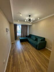 квартира военный городок токмок: 1 бөлмө, 38 кв. м, Элитка, 7 кабат, Дизайнердик ремонт — 3