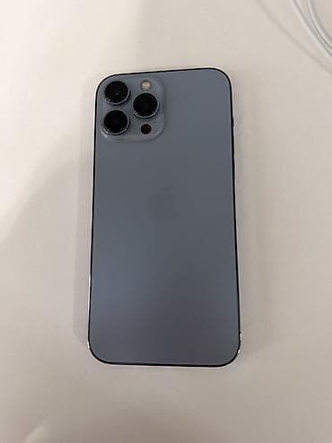 apl: IPhone 13 Pro Max, Б/у, 128 ГБ, Sierra Blue, Зарядное устройство, Кабель, Коробка, 85 % — 3