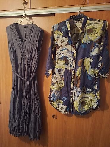 женские летние топы: Женский летний комплект одежды — 4 вещи 1) Платье-макси без рукавов — 1