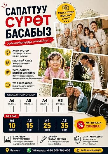 Качественная фотопечать - Яркие, насыщенные цвета и четкость каждой