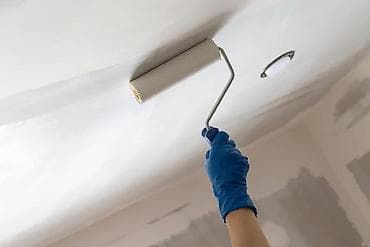 нятажной потолок: Профессиональная покраска потолков - Аккуратное нанесение краски — 1