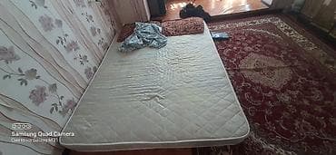 Матрас пружинный двухспальный - Тип: пружинный (боннель/зависимые at lalafo.kg Матрас пружинный двухспальный - Тип: пружинный (боннель/зависимые