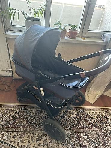 коляски с перекидной ручкой: Детская прогулочная коляска с реверсивным сиденьем и большим — 2