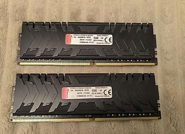 hp 1018: Оперативная память, Б/у, HyperX, 16 ГБ, DDR4, 3200 МГц, Для ПК — 2