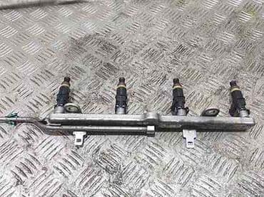 стенд для чистки дизельных форсунок: Nissan KА24 Рампа с форсунками, Ниссан К24 Топливная рампа с — 1