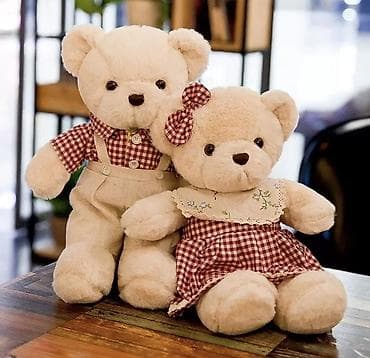 my kingdom: Мягкая игрушка «Lena Bear» — плюшевый мишка в бордовом комбинезоне с — 8