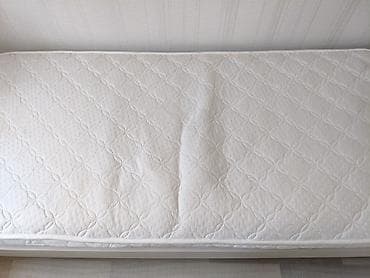 Дом и сад: Спальный матрас, Б/у, Односпальный, Пружинный, Матрасы средней жесткости, Самовывоз — 1