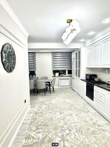 mega hous: 3 комнаты, 102 м², Элитка, 10 этаж, Дизайнерский ремонт — 4