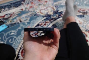 компьютеры айфон: IPhone 13, Б/у, 128 ГБ, Pacific Blue, Чехол, 91 % — 6