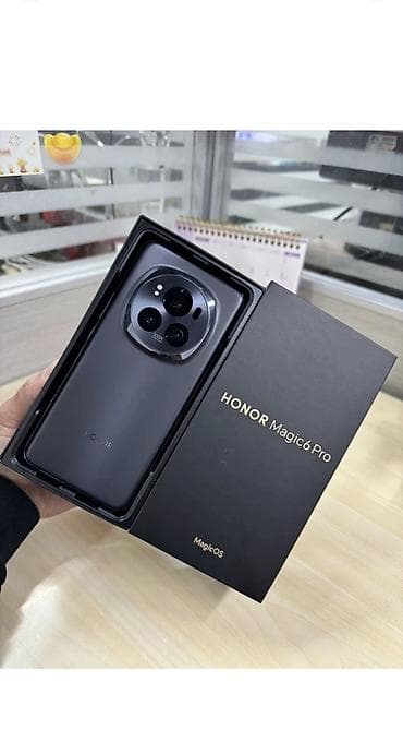 Honor Magic 6 Pro, 512 ГБ, цвет - Черный, 2 SIM