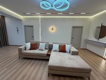 osh flat: 3 комнаты, 92 м², Асанбай мкр Элитка, 13 этаж, Дизайнерский ремонт — 3