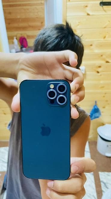 IPhone 12 Pro, Б/у, 256 ГБ, Pacific Blue, 74 %