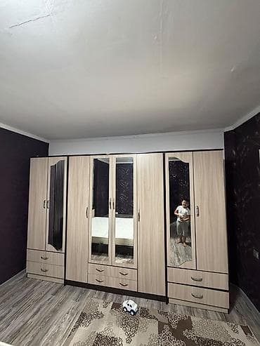 мягкая мебел: Шифоньер, шкаф для одежды, Б/у, Прямой, ЛДСП — 1