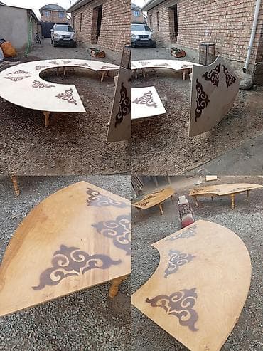 Столы: Национальный кыргызский стол, Раскладной, Дерево — 3